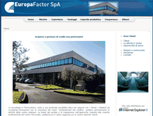 Tablet Screenshot of europafactor.com