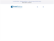Tablet Screenshot of europafactor.it